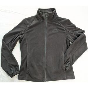 Polar Edge Women's full zip fleece jacket black